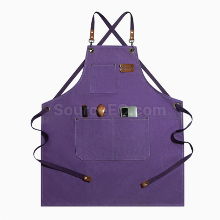 Customization Cross tied denim apron Corporate Gifts