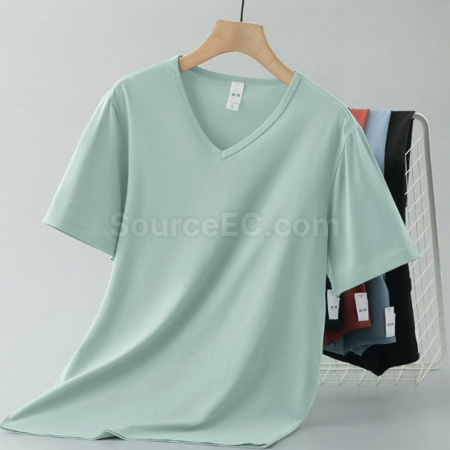 Customization Modal V-neck T-shirt Corporate Gifts