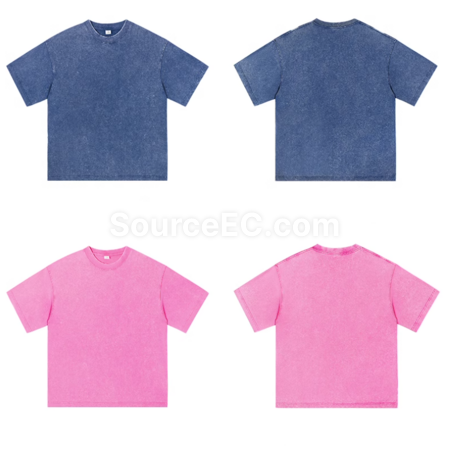 Customization 230g/270g washed water to make heavy-duty pure cotton t-shirt Corporate Gifts