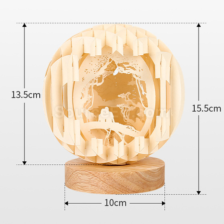 Customization Hand-Folded Paper Sculpture Ball Lamp Corporate Gifts