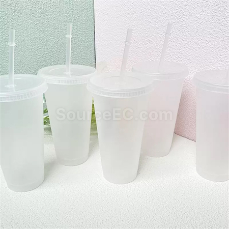 Customization PP Thick Straw Cup Corporate Gifts