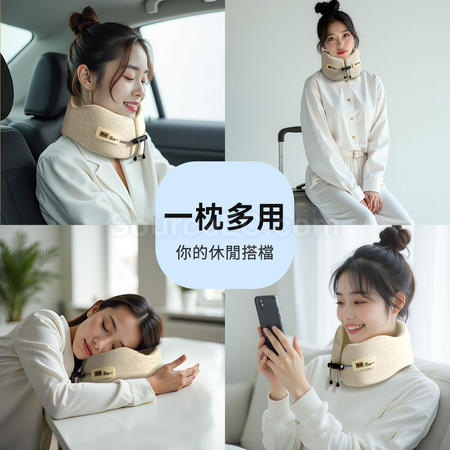 Customization Foldable Storage Memory Cotton Neck Pillow Corporate Gifts