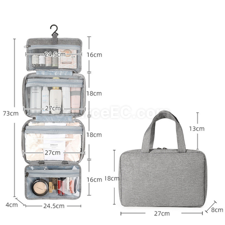 Customization Waterproof Travel Hook Toiletry Bag Corporate Gifts