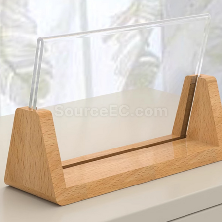 Customization  U-shaped Acrylic  Horizontal Photo Frame Corporate Gifts