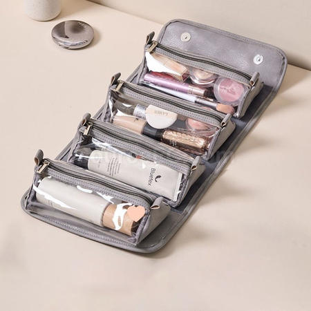 Customization Folding PU Storage Toiletry Bag Corporate Gifts