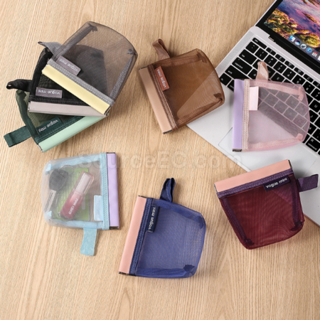 Customization Bullet opening mesh storage bag Corporate Gifts