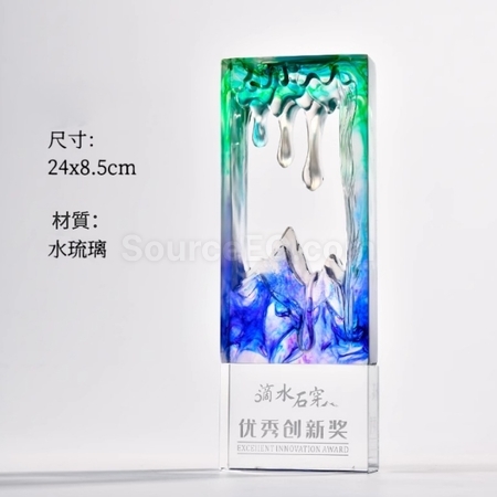 Customization Glass Crystal Trophy Corporate Gifts