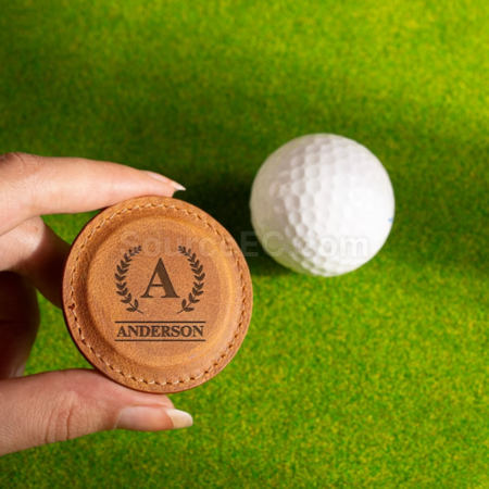 Leather Golf Markers