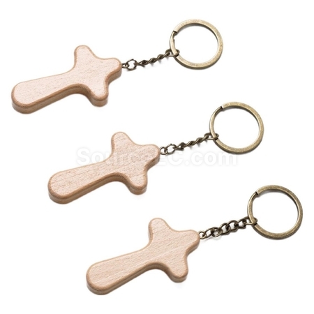 Customization Wooden Keychain Corporate Gifts