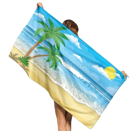 Customization Storage And Folding Of Beach Towels Corporate Gifts