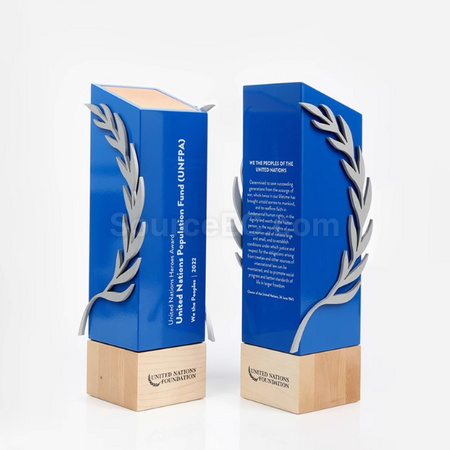 Metal Wheat Ear Trophy