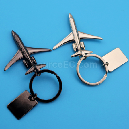 Customization 3D model airplane keychain Corporate Gifts