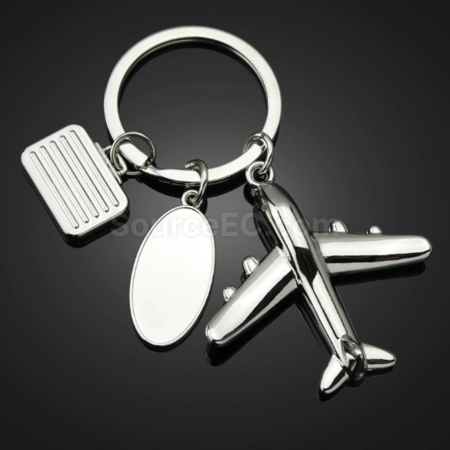 Customization 3D model airplane keychain Corporate Gifts