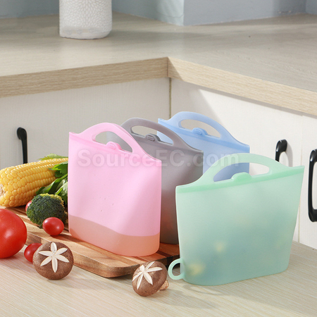 Customization Food Grade Silicone Fresh-Keeping Bag Corporate Gifts