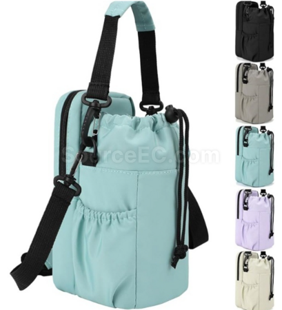 Customization Portable Crossbody Insulated Water Bottle Bag Corporate Gifts