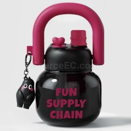 Customization Large-capacity Portable Double-spout Big-bellied Cup Corporate Gifts