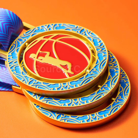 Customization Basketball Metal Medal Corporate Gifts