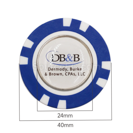 Customization Metal Baked Enamel Drop Gel Ball Marker Golf Corporate Gifts