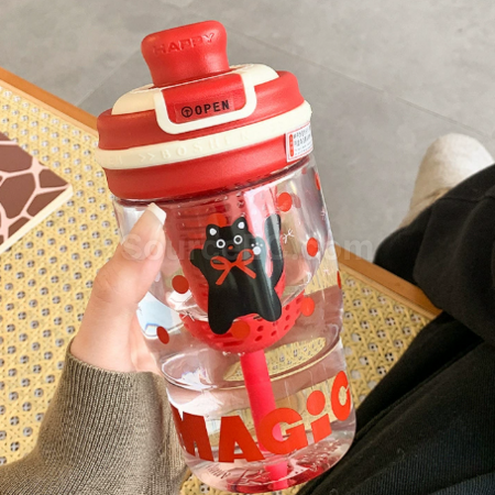 Customization Tritan Cute straw water cup Corporate Gifts