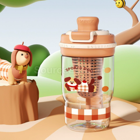 Customization Tritan Cute straw water cup Corporate Gifts