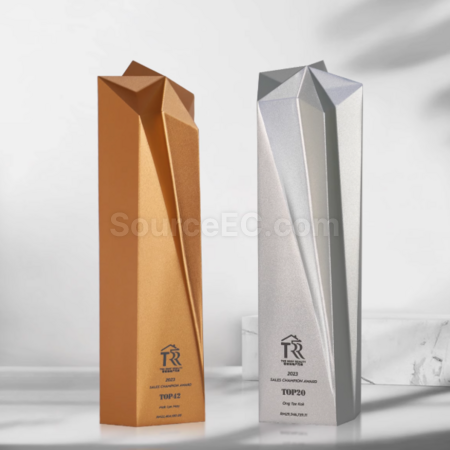 Customization Aluminum Alloy Brushed Trophy Corporate Gifts