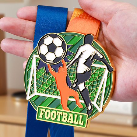 Customization Football Metal Medal Corporate Gifts