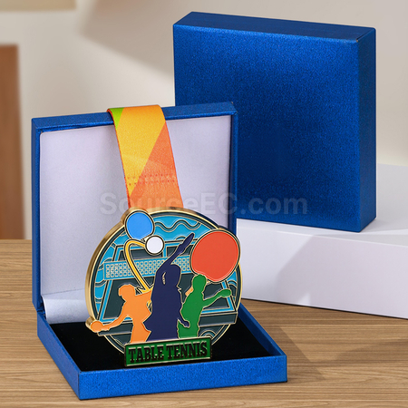 Customization Table Tennis Metal Medal Corporate Gifts