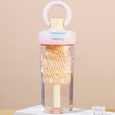 Customization Large Capacity Ring Straw Cup Corporate Gifts