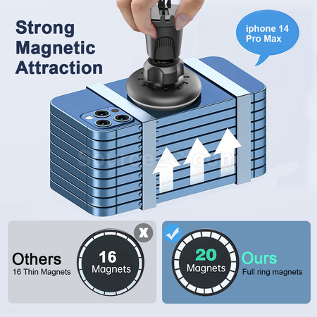 Customization 15W Magnetic Wireless Charging Car Phone Holder Corporate Gifts