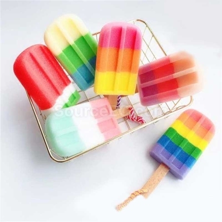 Customization Colorful Ice Cream Sponge Brush Corporate Gifts