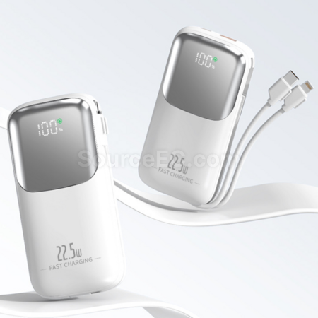 Fast Charging Comes With A Single Line Mini Power Bank