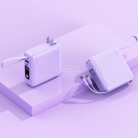 Customization Multifunctional 3-in-1 Detachable Plug Power Bank Corporate Gifts