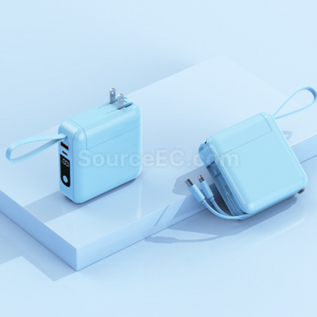 Customization Multifunctional 3-in-1 Detachable Plug Power Bank Corporate Gifts