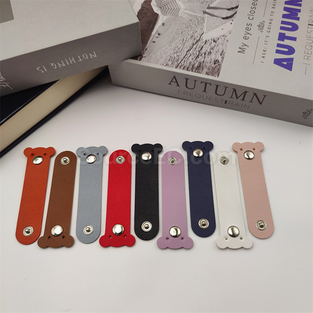 Customization Winder PU Cable Organizer Corporate Gifts