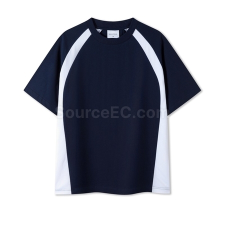 Customization Contrasting Color Summer T-shirt Corporate Gifts