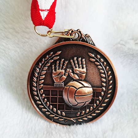 Customization Volleyball Metal Medal Corporate Gifts