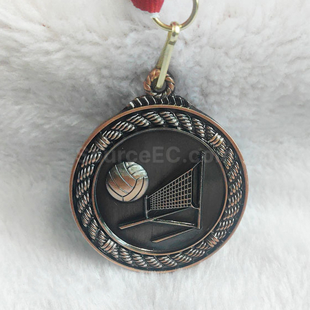 Customization Volleyball Metal Medal Corporate Gifts