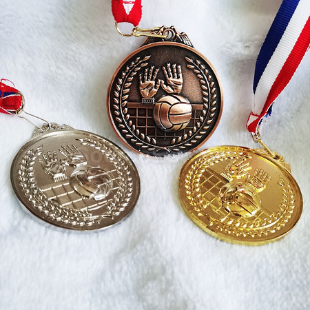 Customization Volleyball Metal Medal Corporate Gifts