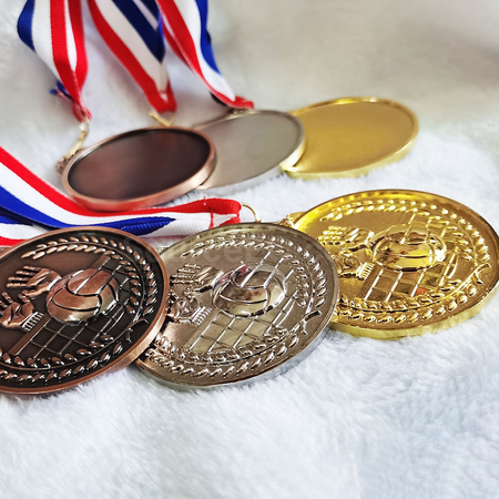 Customization Volleyball Metal Medal Corporate Gifts