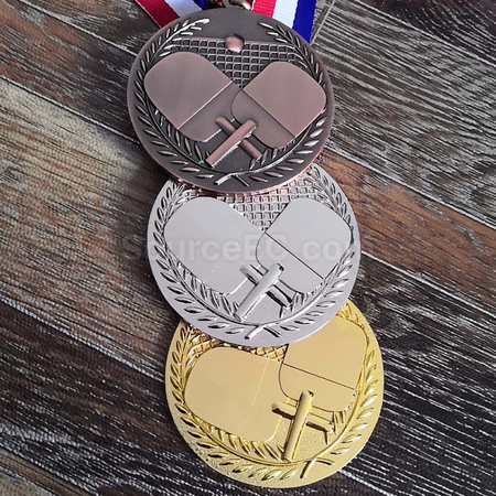 Customization Table Tennis Metal Medal Corporate Gifts