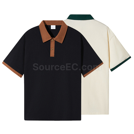 Customization Contrasting Color Summer POLO Shirt Corporate Gifts