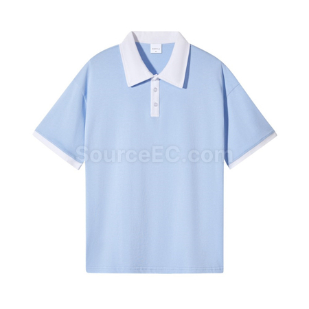 Customization Contrasting Color Summer POLO Shirt Corporate Gifts