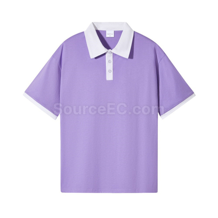 Customization Contrasting Color Summer POLO Shirt Corporate Gifts