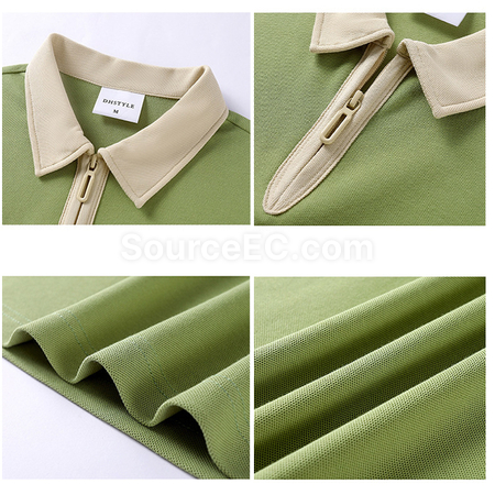 Customization Zipper Polo Shirt Corporate Gifts