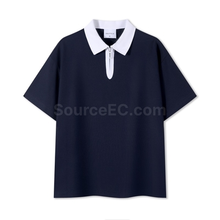 Customization Zipper Polo Shirt Corporate Gifts