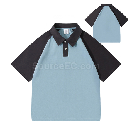 Customization Raglan Sleeve Polo Shirt Corporate Gifts