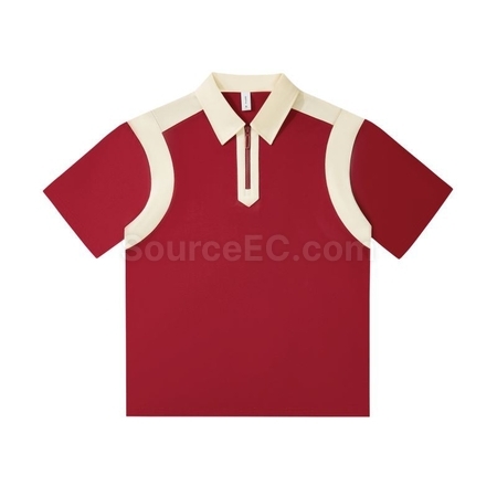 Customization Vintage Patchwork Polo Shirt Corporate Gifts