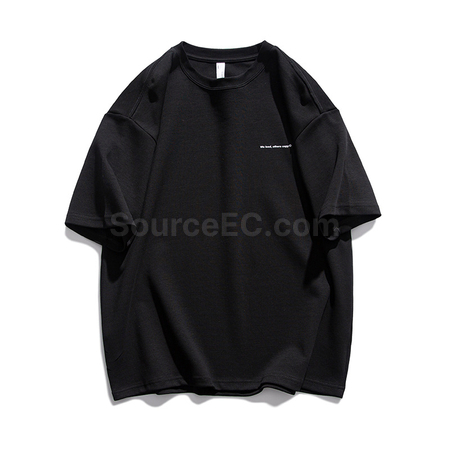 Customization 300g Heavyweight Solid Color Short-sleeved T-shirt Corporate Gifts
