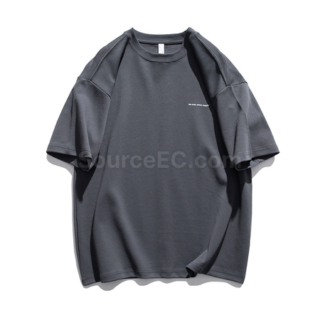 Customization 300g Heavyweight Solid Color Short-sleeved T-shirt Corporate Gifts