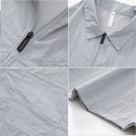 Customization Japanese-style Cooling Ice Silk Short-sleeved Polo Shirt Corporate Gifts
